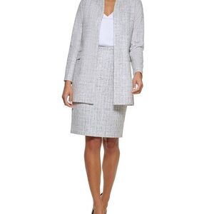 Calvin Klein Gray Pencil Skirt